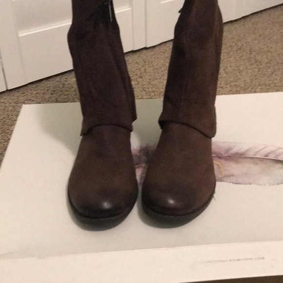 Jessica Simpson brown suede boots - Picture 4 of 8